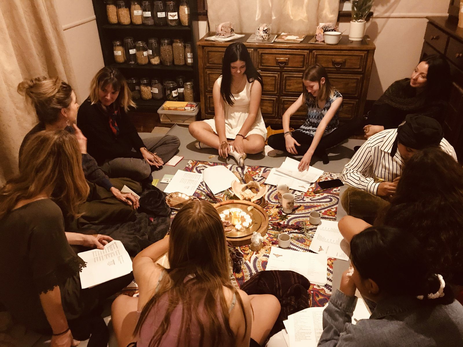 Young women's program session